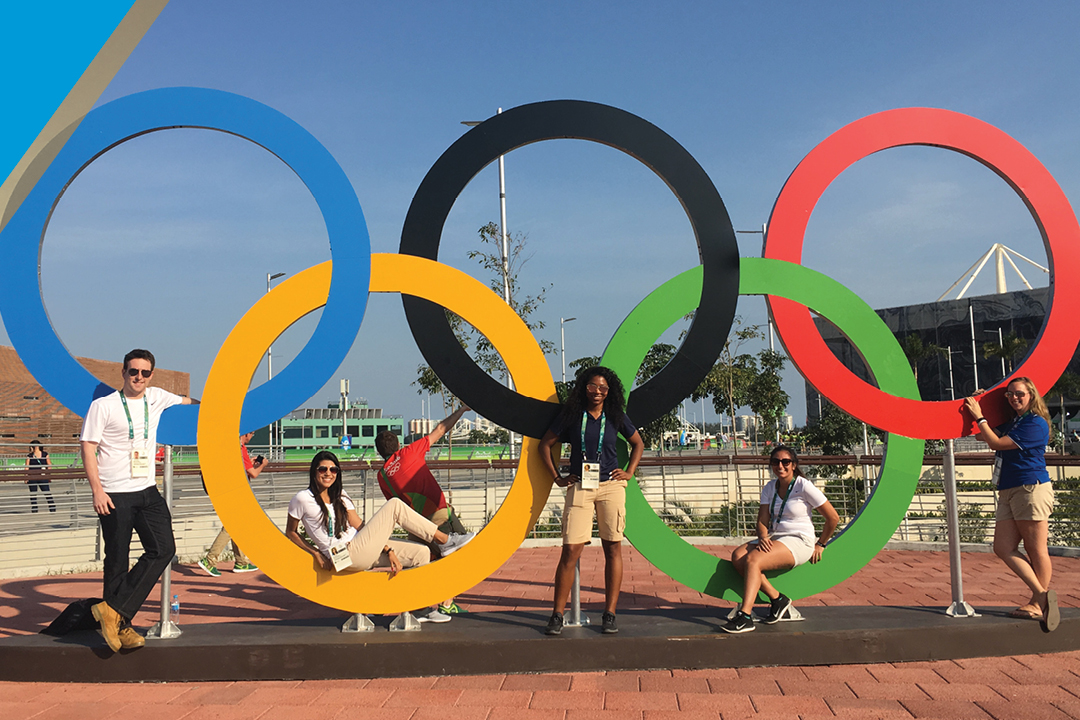GW students visit the Olympics overseas