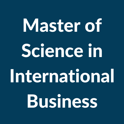 Master of Science in International Business