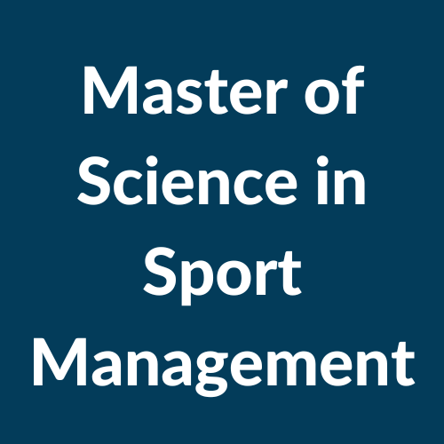 Master of Science in Sport Management 