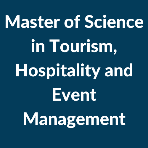 Master of Science in Tourism, Hospitality and Event Management 