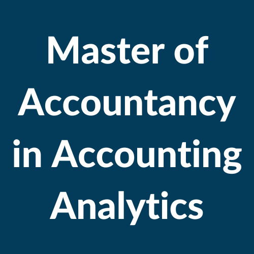 Master of Accountancy in Accounting Analytics