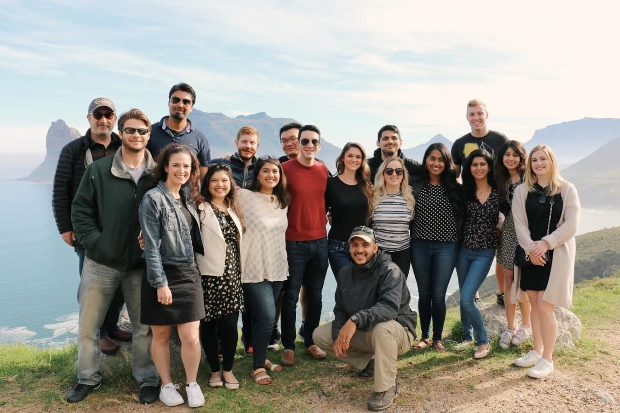 CAP class poses for group photo in South Africa