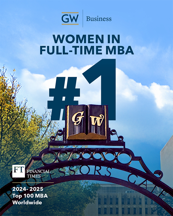 #1 Women in Full Time MBA graphic
