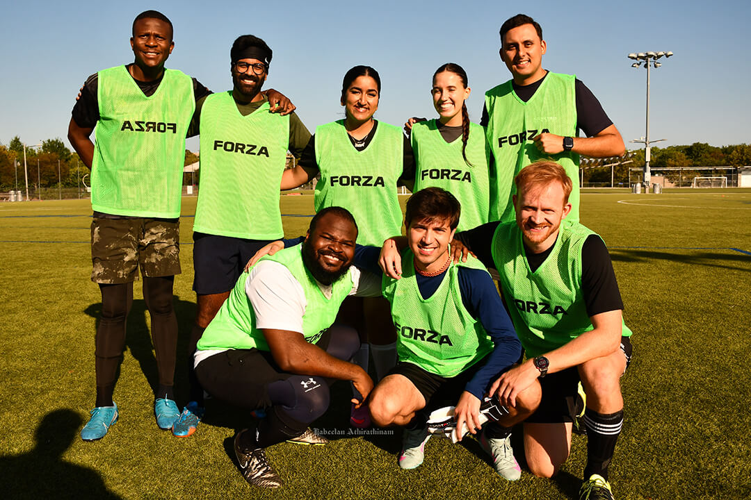 Net Worthy team poses for a group photo at the inaugural Buff & Blue Cup