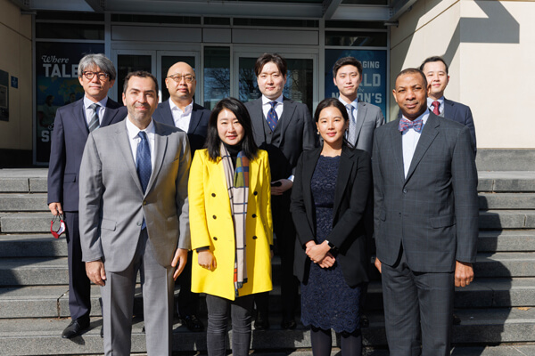 members of the institute pose for a group photo