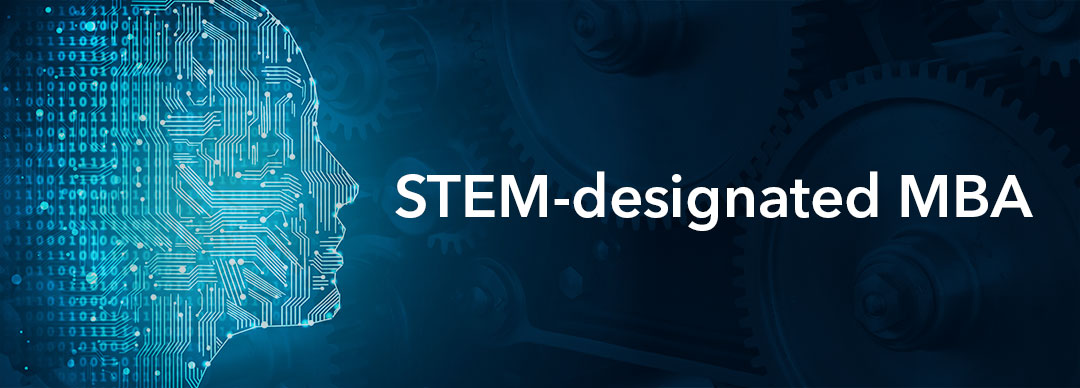 image - banner graphic for STEM-designated MBA programs