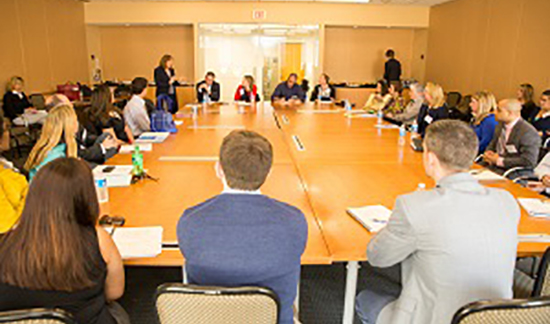 students attend a Sports Philanthropy Certificate course