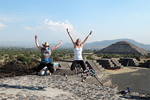 photo - GWSB students visit Mayan ruins