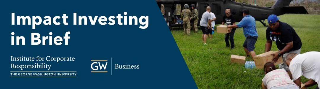 Impact investing in brief