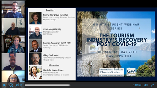 watch the webinar on The Tourism Industry's Recovery Post Covid-19