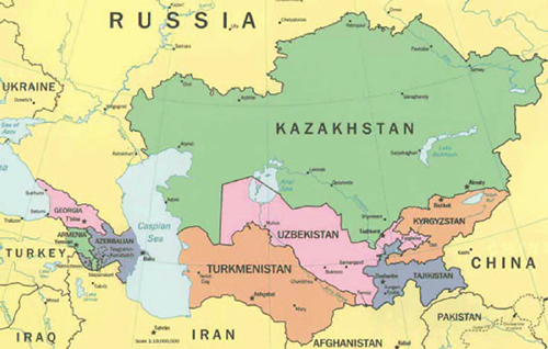 image - map showing location of Uzbekistan
