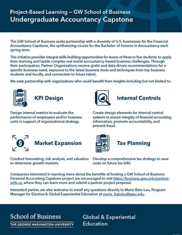 Consulting Abroad Program - Accountancy Capstone Resource report cover - links to PDF
