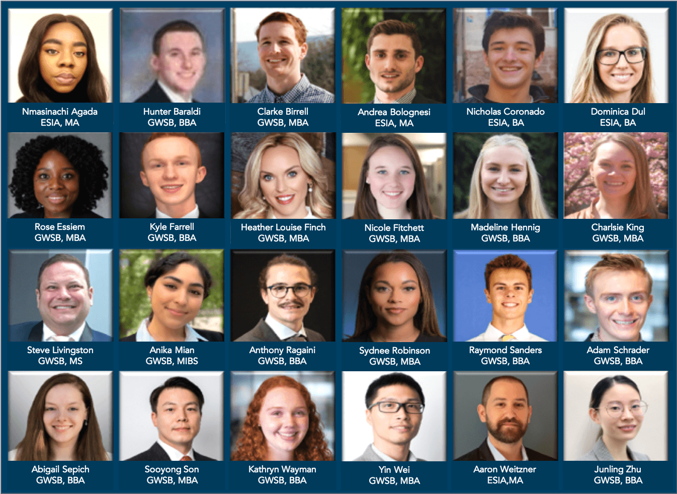 GW Bootcamp Students 2020